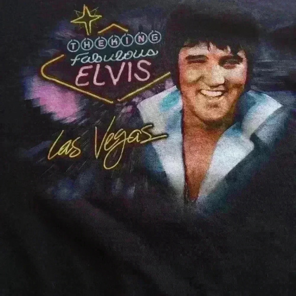 Elvis Presley Vintage Shirt by KUN black size XL - Picture 16 of 16